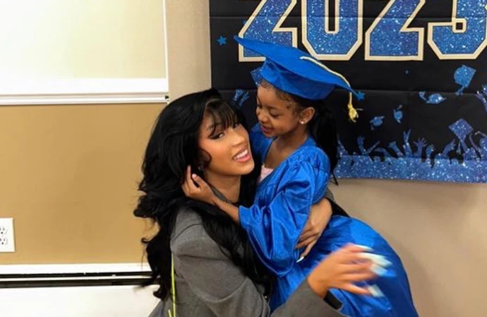 Cardi B says seeing her daughter Kulture graduate from pre-kindergarten made her a ‘proud mommy‘