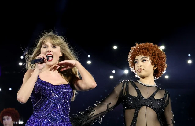 Ice Spice says her pal Taylor Swift and her boyfriend Travis Kelce are 'really really funny'