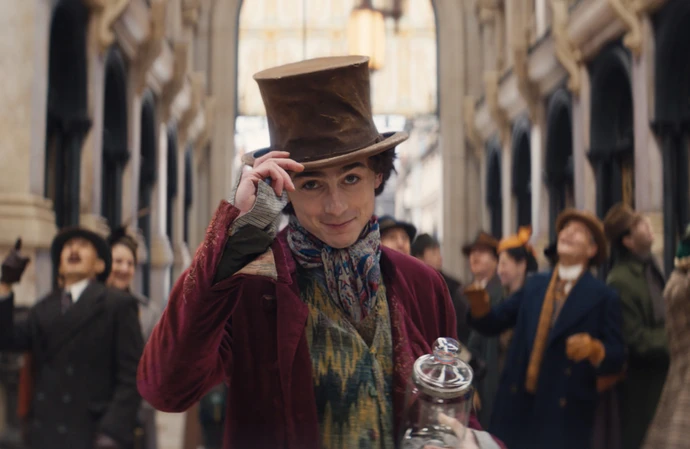 Timothee Chalamet as Willy Wonka in new movie Wonka