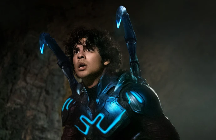 Xolo Mariduena stars as Blue Beetle in the diverse DC movie