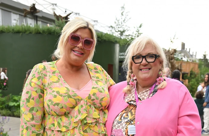 Gemma Collins and her late mum Joan Collins