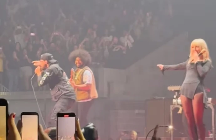 Steph Curry performed on stage with Paramore