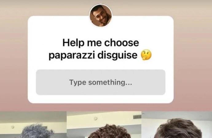 Sam Asghari has asked fans for help choosing his ‘paparazzi disguise’