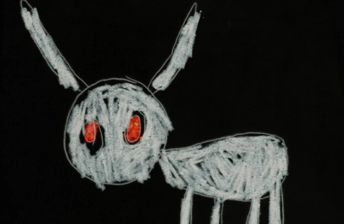 Drake's son drew a spooky dog with red eyes for the album's cover