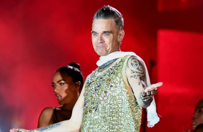 Robbie Williams once had an accident live on stage