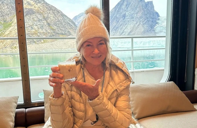Martha Stewart has hit back at critics who slammed her for sinking a ‘small iceberg’ into her cocktail on a cruise from Greenland from Iceland