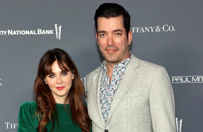 Zooey Deschanel and Jonathan Scott