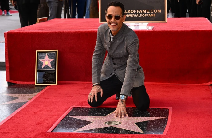 Marc Anthony was thrilled with his star on the Hollywood Walk of Fame