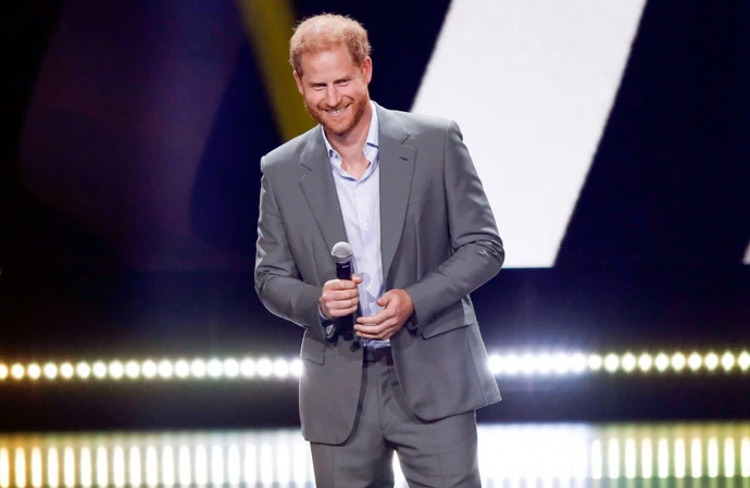 Prince Harry headed to an awards show in Las Vegas after returning to the US following his flying visit to London