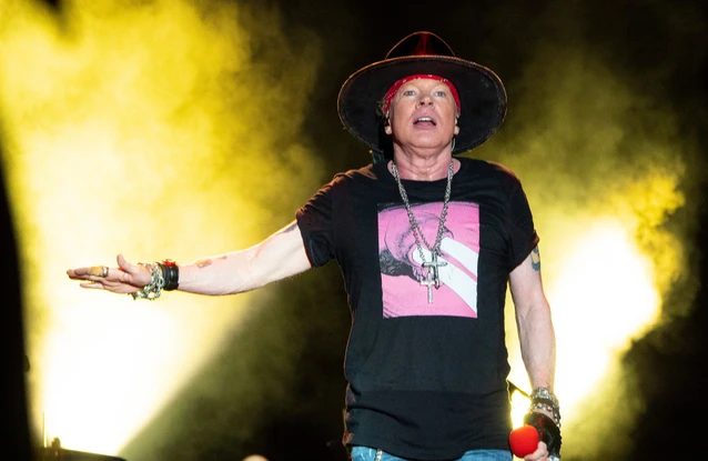 Axl Rose has been accused of pocketing 50 per cent of Guns N' Roses' income