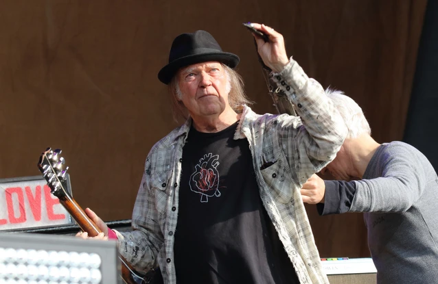 Neil Young's Glastonbury set won't be seen on TV