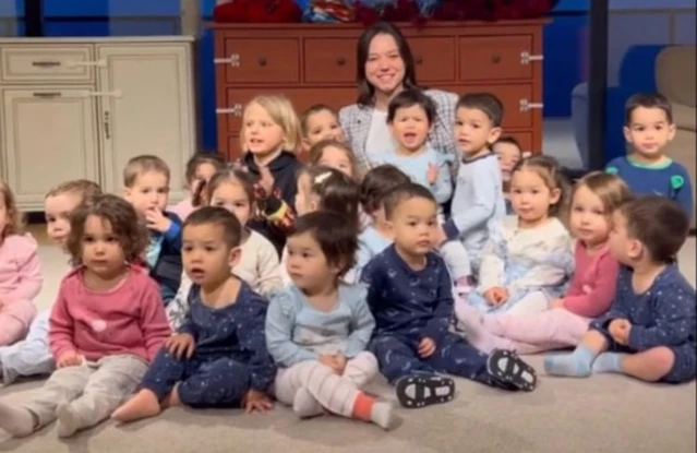 Kristina Ozturk es madre de 22 niños a los 26 años y quiere tener más de 100 hijos biológicos con su millonario marido.