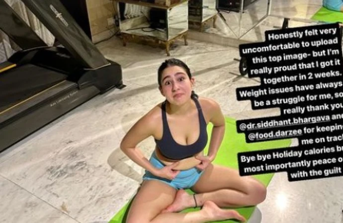 Sara Ali Khan is proud of her fitness journey