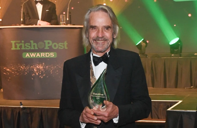 Jeremy Irons has received an Irish Post award