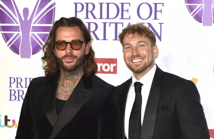 Pete Wicks with Sam Thompson