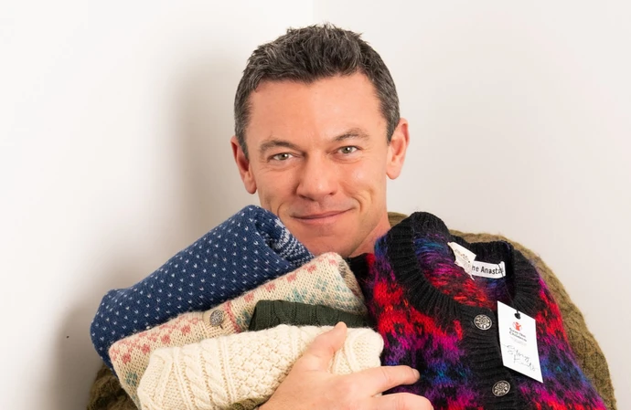 Luke Evans is backing Save The Children's Christmas campaign  (Photo by Casey Gutteridge)