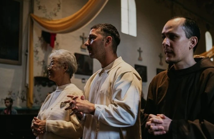 Shia LaBeouf was confirmed into the Catholic Church