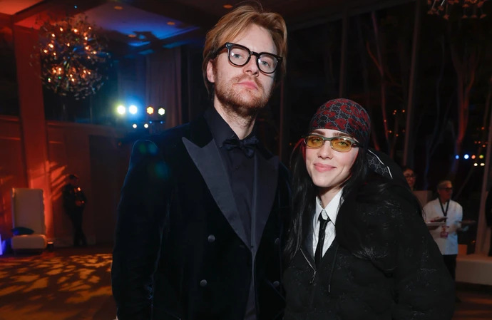 Finneas O'Connell and Billie Eilish at the Palm Springs International Film Festival