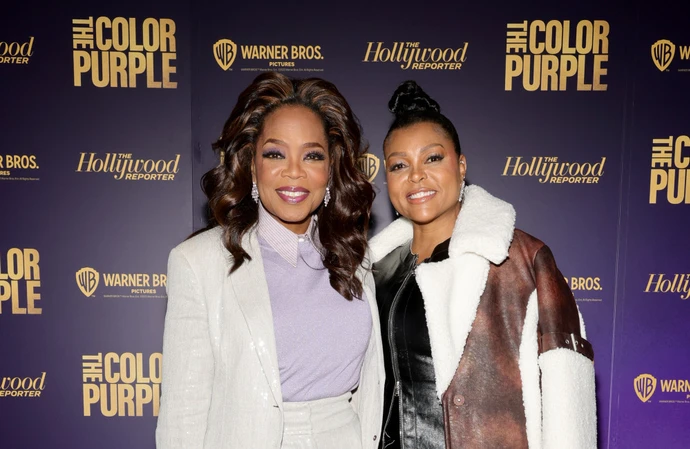 Taraji P. Henson has thanked Oprah Winfrey for her support as a producer on The Color Purple
