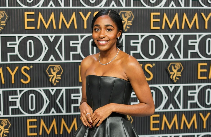 Ayo Edebiri at the Emmy Awards