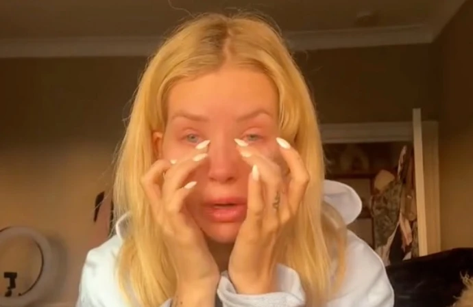 Lottie Moss wept as she opened up about her years of mental health and addiction battles