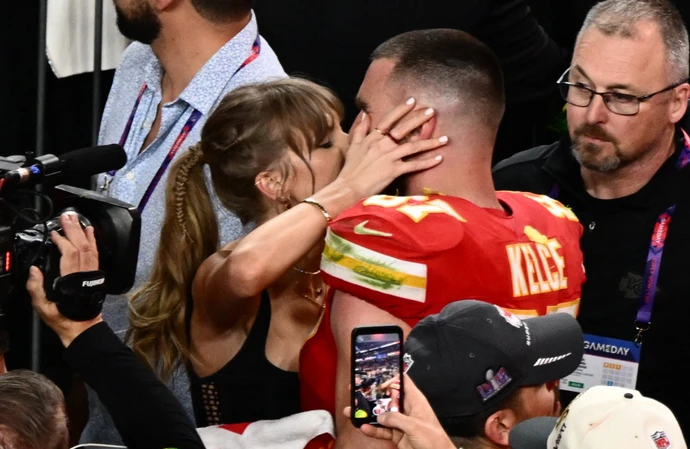 Taylor Swift and Travis Kelce had a romantic moment at a Super Bowl afterparty