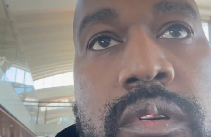 Kanye West has sparked health fears by revealing a dangling growth on his top lip