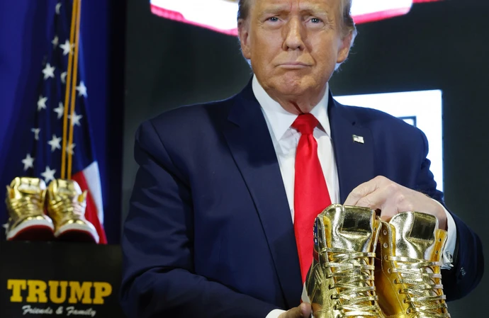 Donald Trump launches his new sneaker line