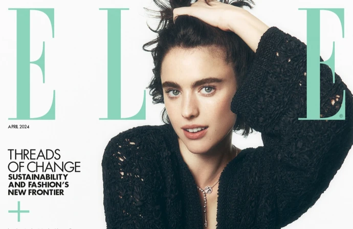 Margaret Qualley covers ELLE UK (photo by Tom Schirmacher)
