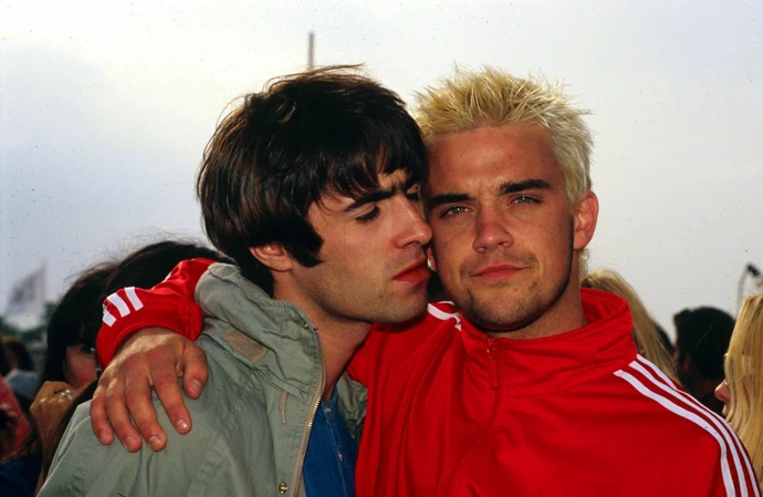 Liam Gallagher and Robbie Williams' bust-up