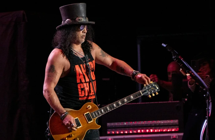 Slash has recalled his 'drunken' early days playing in a blues covers group