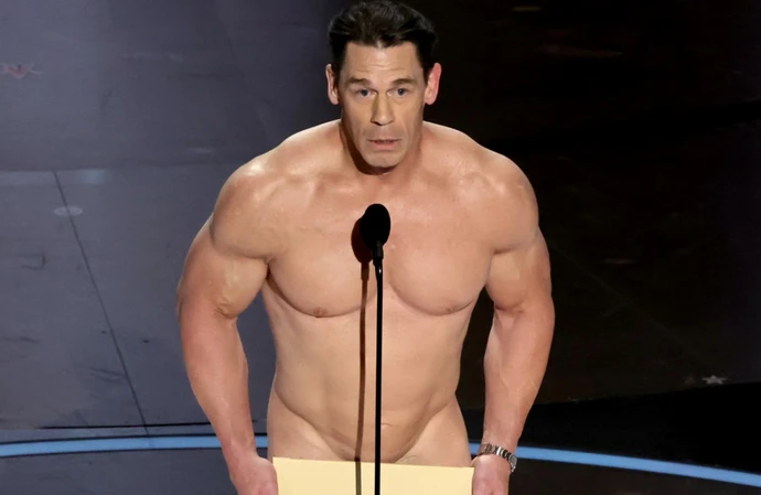 John Cena stripped off at the Oscars