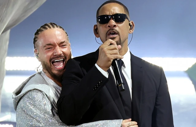 Will Smith made an unexpected cameo at Coachella alongside J Balvin