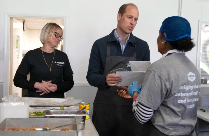 Prince William was touched to receive cards for his wife and father