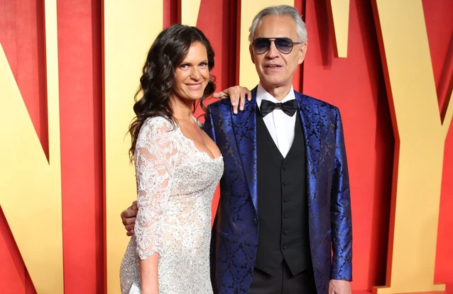 Veronica Berti Bocelli with her husband Andrea Bocelli