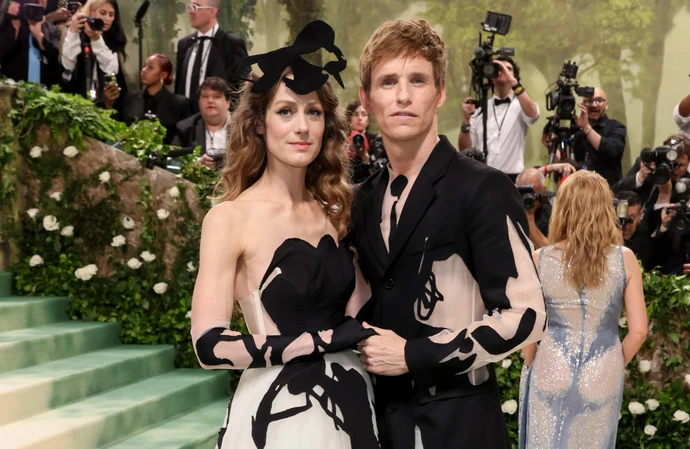 Hannah Bagshawe and Eddie Redmayne