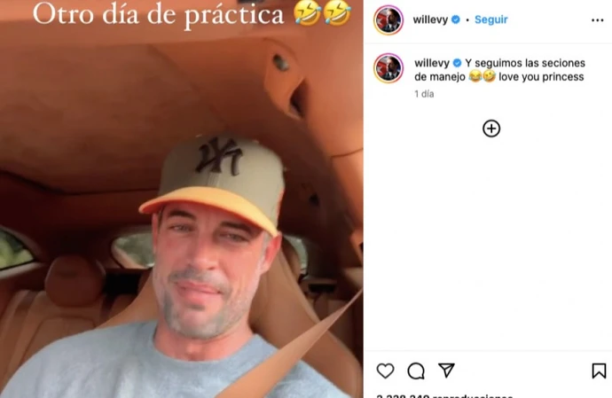 William Levy recupera la sonrisa en Instagram junto a su princesa Kailey
