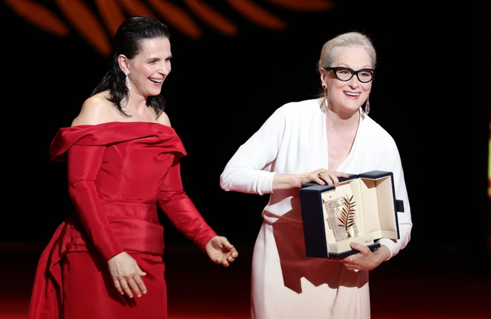 Meryl Streep was tearfully hailed for changing the way the world views women as she was handed an honorary Palme d’Or