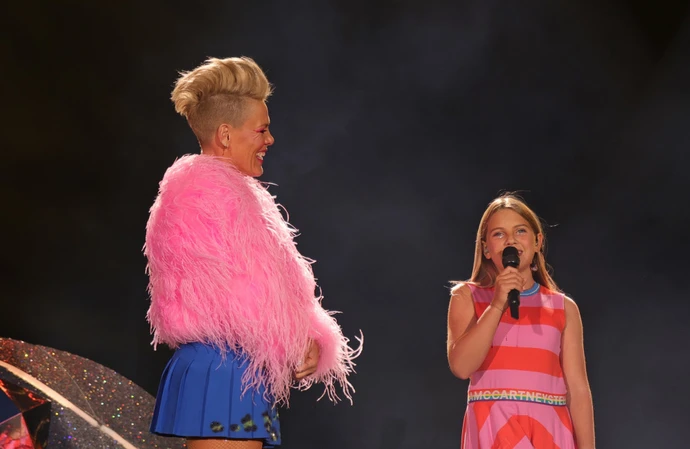 Pink thinks her daughter will have a career in the medical field