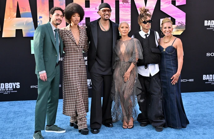Will Smith was surrounded by his family at the Bad Boys premiere