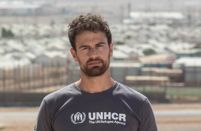 Theo James has been appointed Goodwill Ambassador to UNHCR  (photo courtesy UNHCR/ Andy Hall)