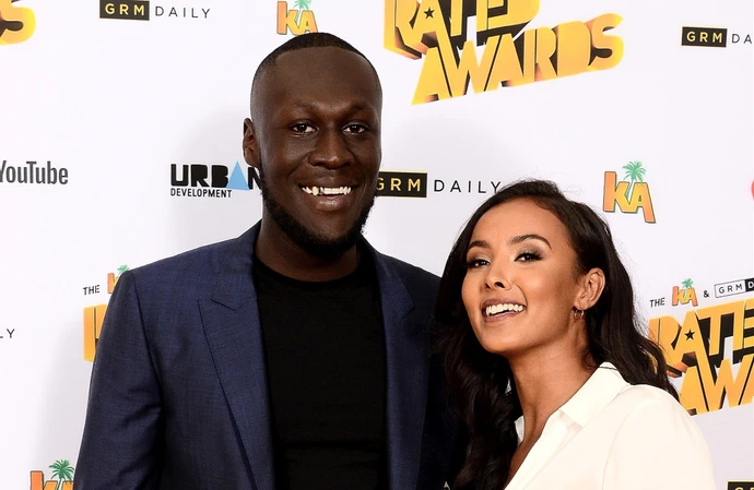 Stormzy and Maya Jama