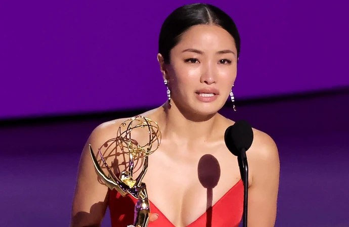 Anna Sawai accepts her Emmy