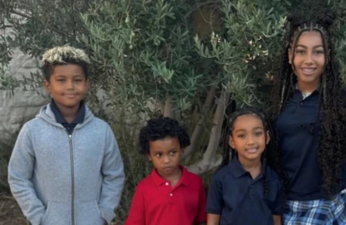 Kim and Kanye West's brood looked all grown up as they headed back to school