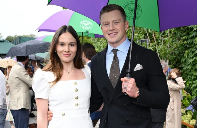 Couple Holly Ramsay and Adam Peaty