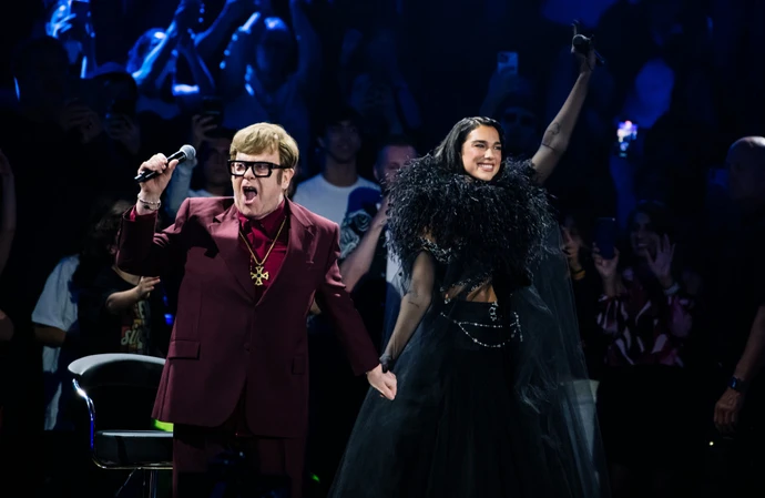 Dua Lipa brought out special guest Sir Elton John at her one-off Royal Albert Hall concert