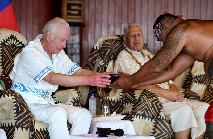 King Charles has been made a Samoan high chief