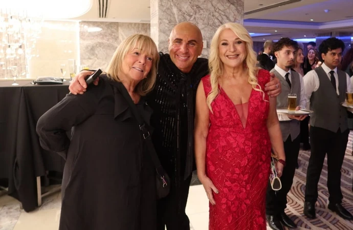 Linda Robson with Simon Gross and Vanessa Feltz