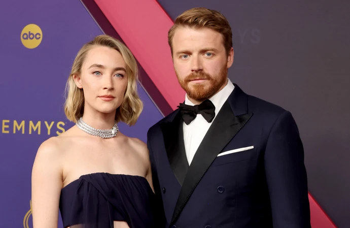 Saoirse Ronan with her husband Jack Lowden