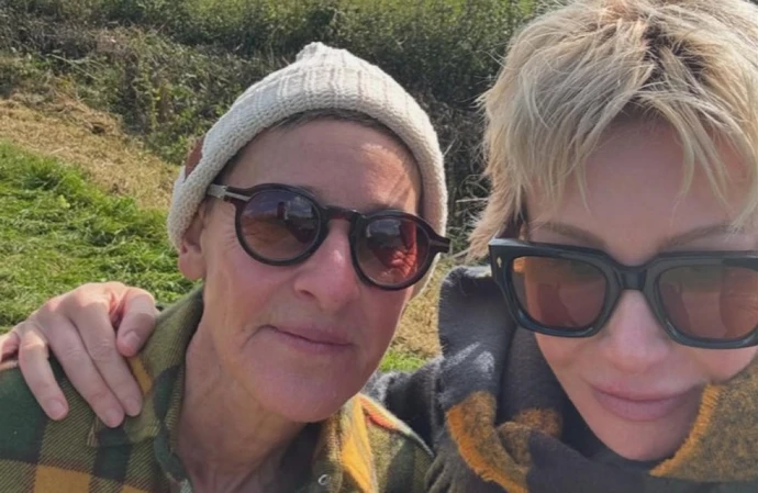 Ellen DeGeneres has poured cold water on rumours suggesting her UK farmhouse flooded